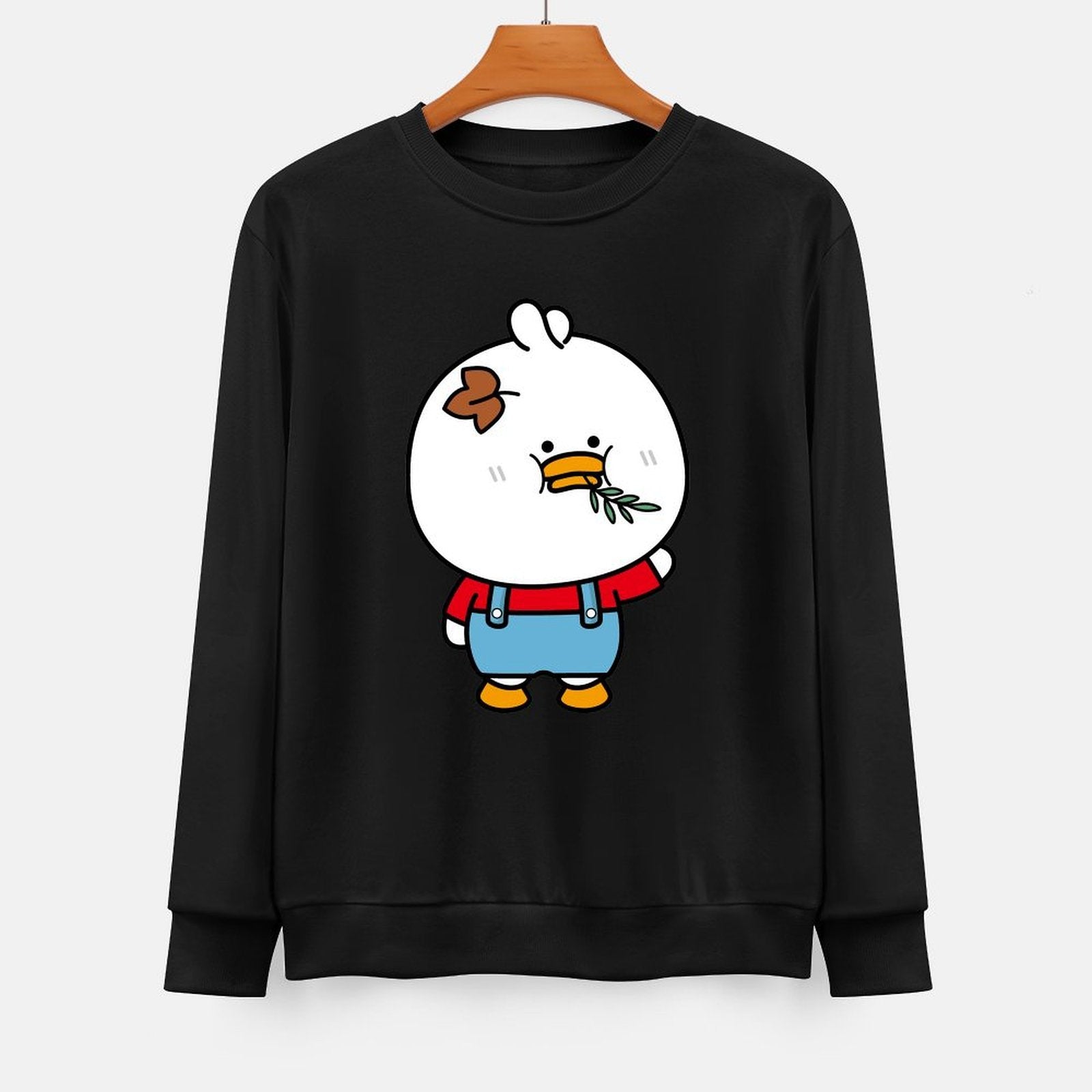 Front Patterned Long Sleeve TopCasual Promotional